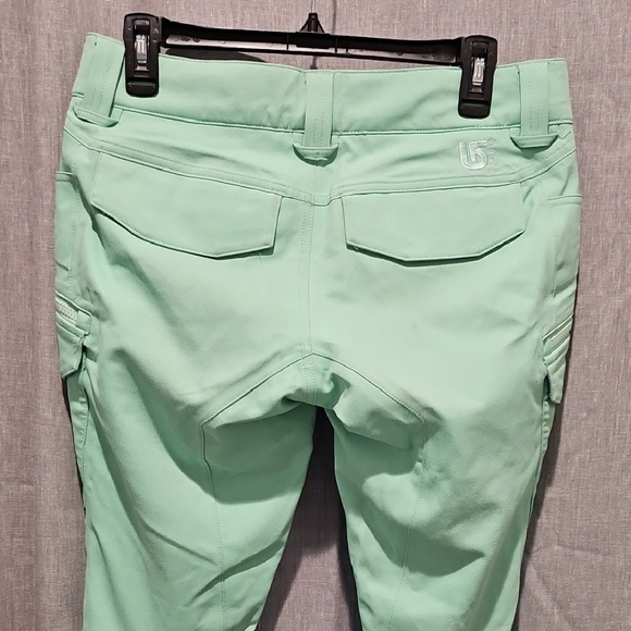 Burton Dry Ride Mountain Dew Collection Mint Green Snowboard Pants - Picture 5 of 16